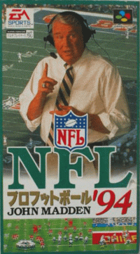 NFL Pro Football '94 Super Famicom JP box art